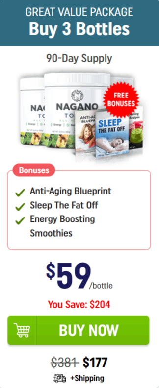 Nagano Tonic 3 bottle